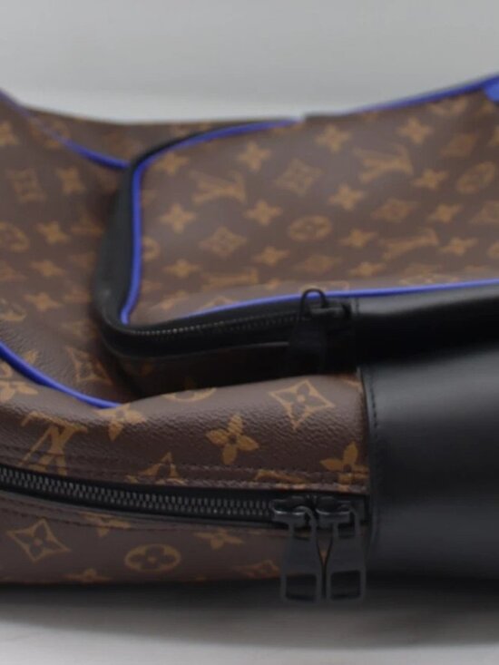 Louis Vuitton Monogram Macassar Dean Brown Blue Backpack main image 15
